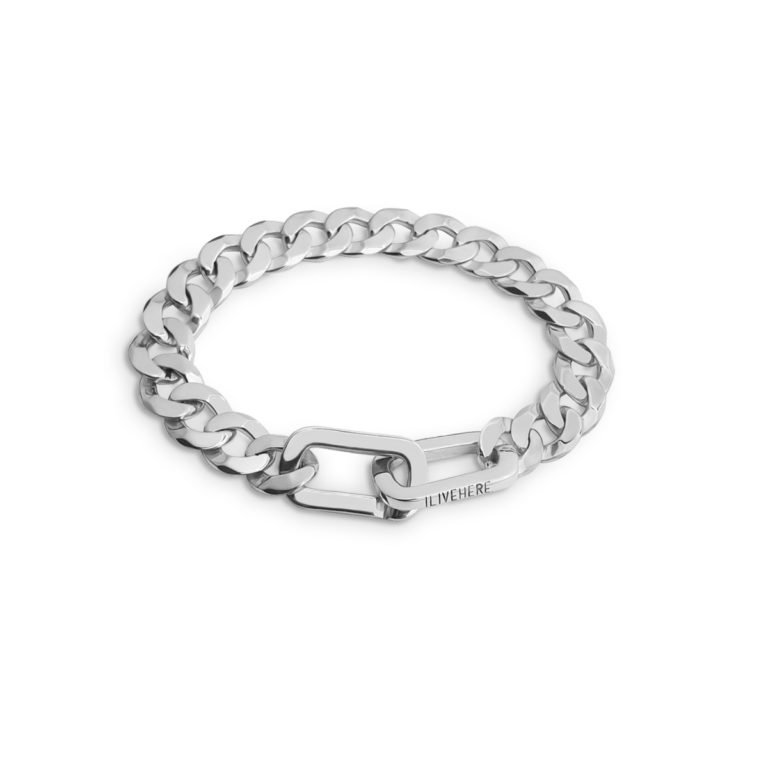 THE CUBAN 'LINKED' BRACELET | SOLID SILVER 925 | PLATINUM PLATED ...